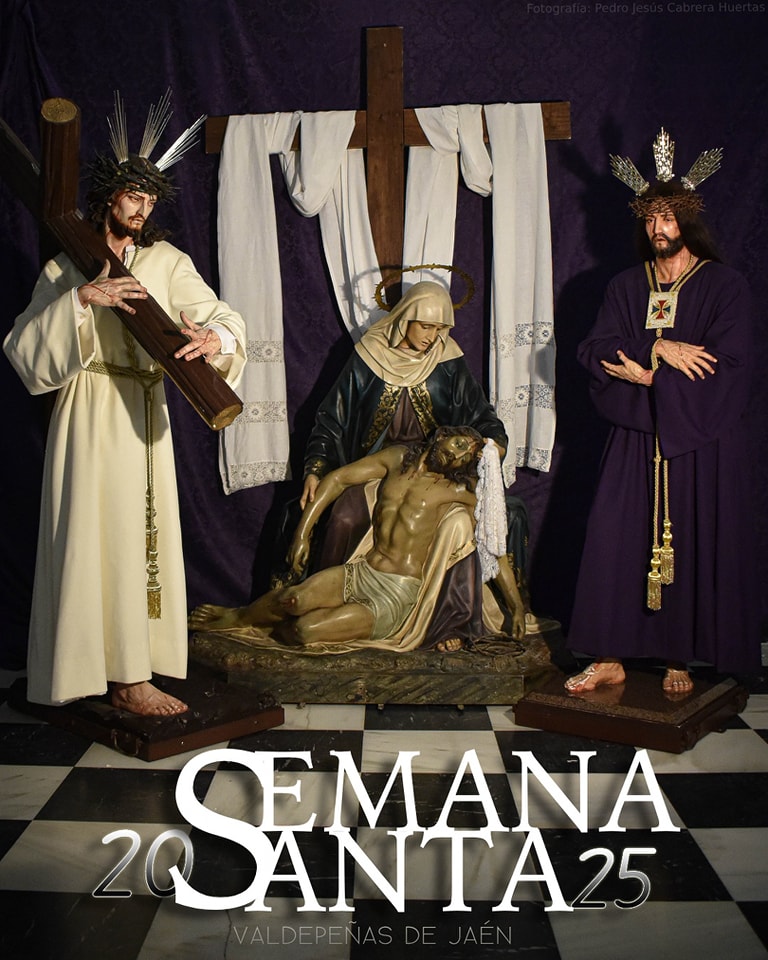 Cartel de Semana Santa en Valdepeñas de Jaén 2025